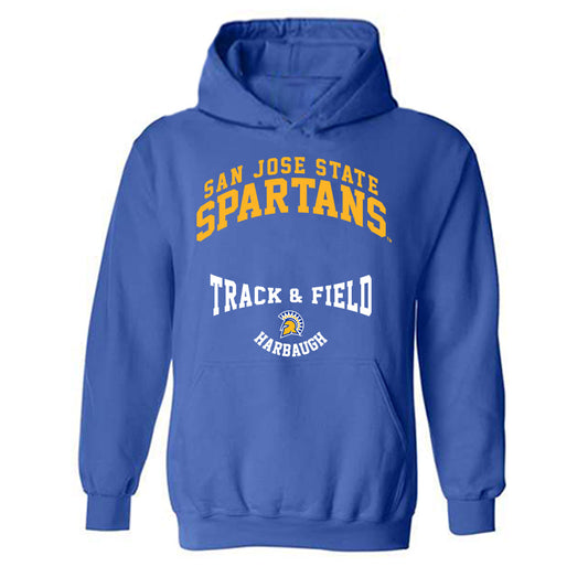 SJSU - NCAA Women's Track & Field : Cambree Harbaugh - Classic Fashion Shersey Hooded Sweatshirt-0