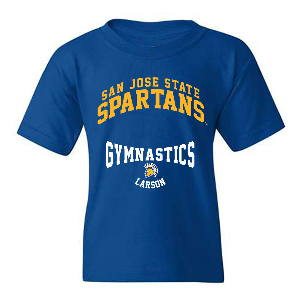 SJSU - NCAA Women's Gymnastics : Kaylee Larson - Classic Fashion Shersey Youth T-Shirt-0