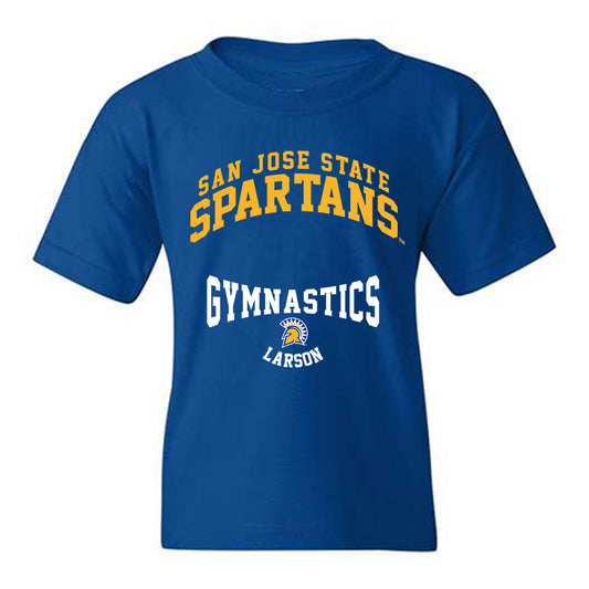 SJSU - NCAA Women's Gymnastics : Kaylee Larson - Classic Fashion Shersey Youth T-Shirt-0