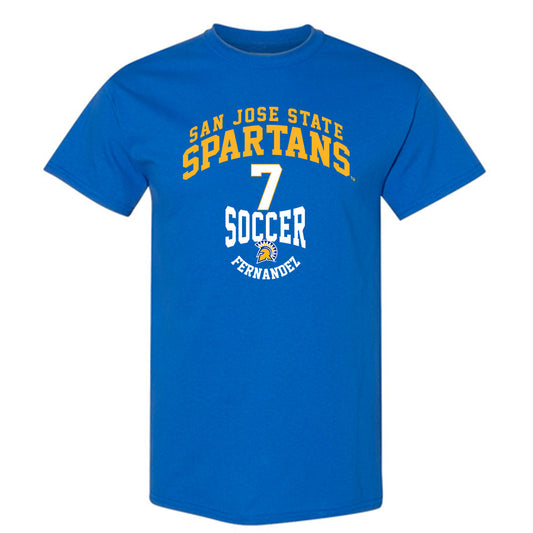 SJSU - NCAA Men's Soccer : Angel Fernandez - Classic Fashion Shersey T-Shirt-0