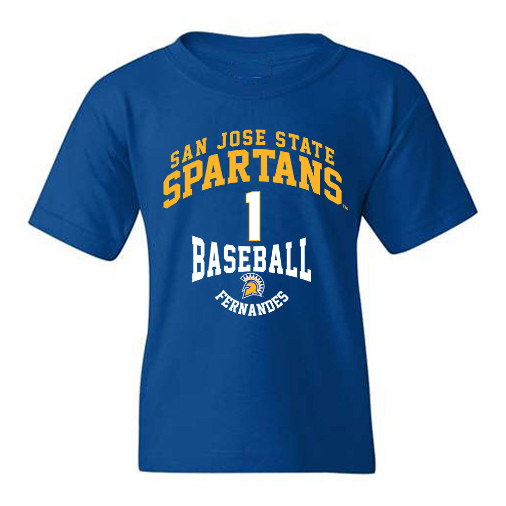 SJSU - NCAA Baseball : Alex Fernandes - Classic Fashion Shersey Youth T-Shirt-0