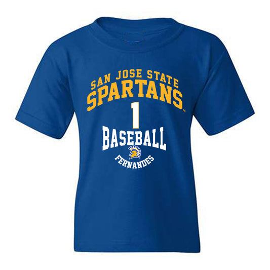 SJSU - NCAA Baseball : Alex Fernandes - Classic Fashion Shersey Youth T-Shirt-0