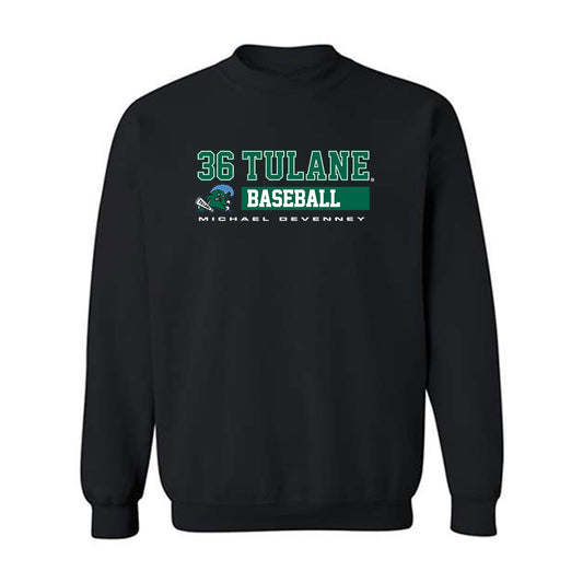 Tulane - NCAA Baseball : Michael Devenney - Classic Fashion Shersey Crewneck Sweatshirt-0