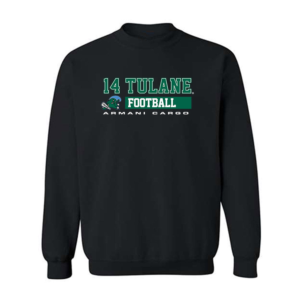 Tulane - NCAA Football : Armani Cargo - Classic Fashion Shersey Crewneck Sweatshirt