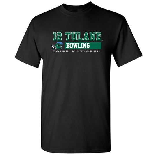 Tulane - NCAA Women's Bowling : Paige Matiasek - Classic Fashion Shersey T-Shirt-0