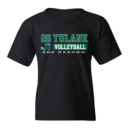 Tulane - NCAA Women's Volleyball : Zoe Rachow - Classic Fashion Shersey Youth T-Shirt-0