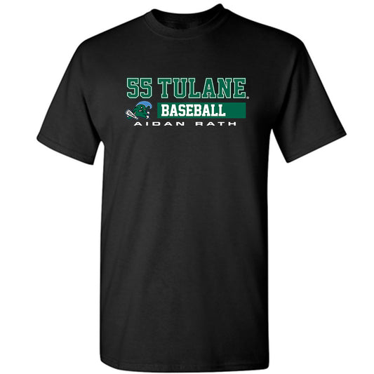 Tulane - NCAA Baseball : Aidan Rath - Classic Fashion Shersey T-Shirt-0
