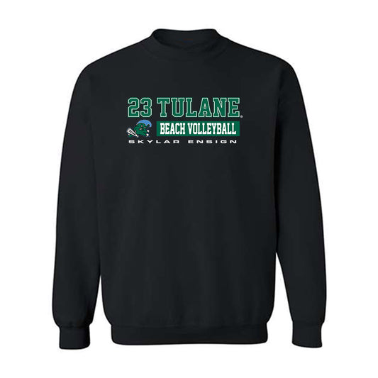 Tulane - NCAA Beach Volleyball : Skylar Ensign - Classic Fashion Shersey Crewneck Sweatshirt-0