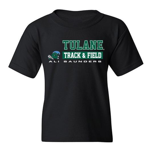 - NCAA Women's Track & Field : Ali Saunders - Classic Fashion Shersey Youth T-Shirt-0