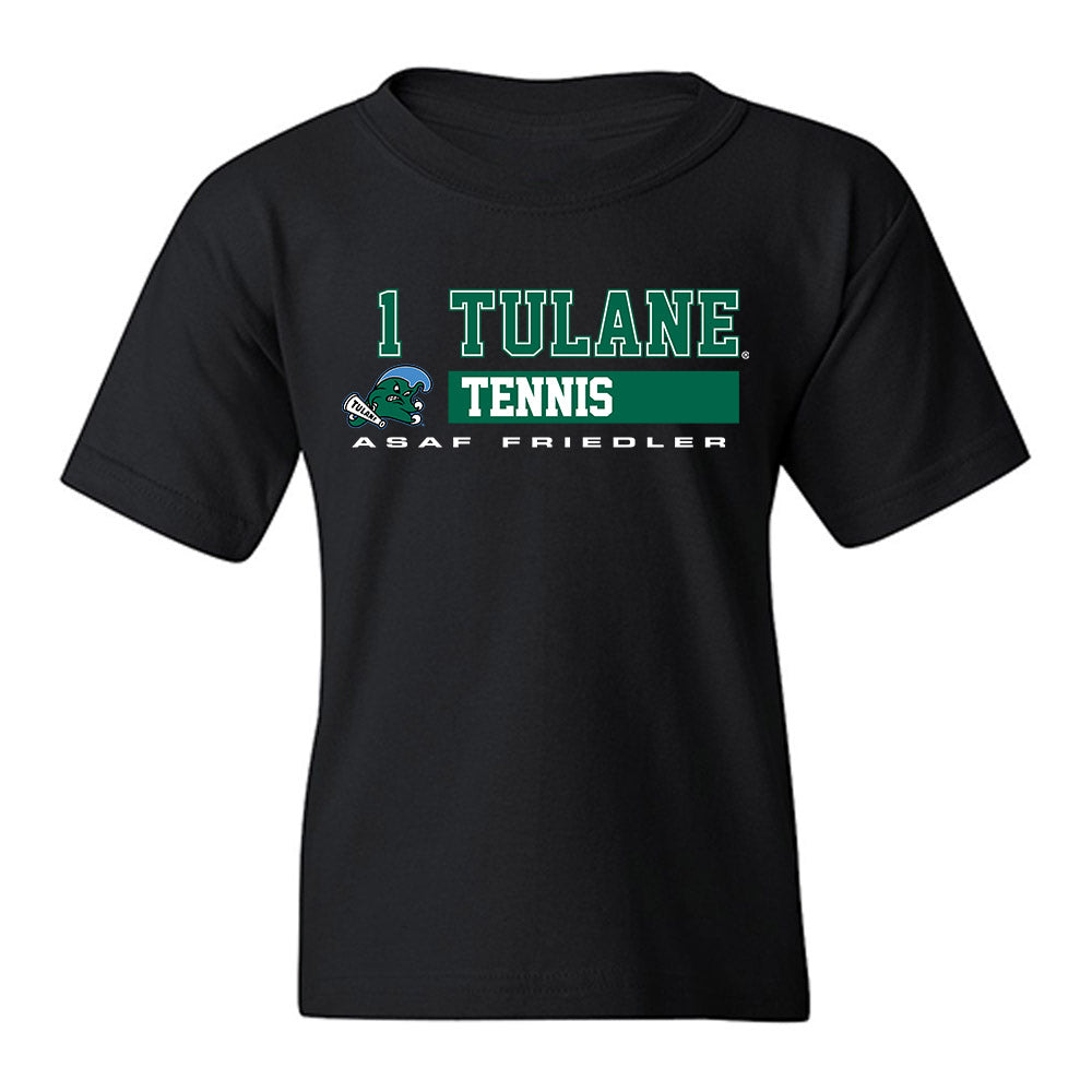 Tulane - NCAA Men's Tennis : Asaf Friedler - Classic Fashion Shersey Youth T-Shirt-0