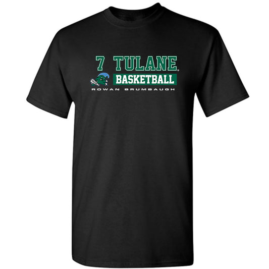 Tulane - NCAA Men's Basketball : Rowan Brumbaugh - Classic Fashion Shersey T-Shirt-0