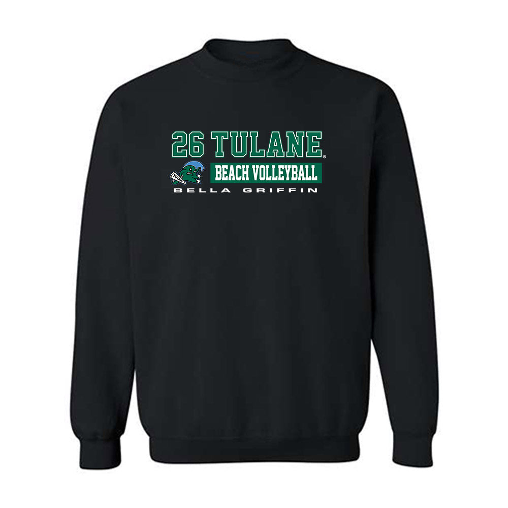 Tulane - NCAA Beach Volleyball : Bella Griffin - Classic Fashion Shersey Crewneck Sweatshirt-0