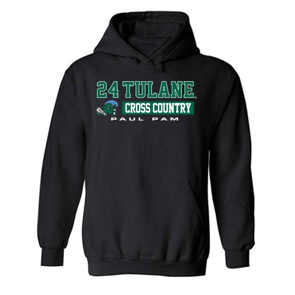 Tulane - NCAA Men's Cross Country : Paul Pam - Classic Fashion Shersey Hooded Sweatshirt