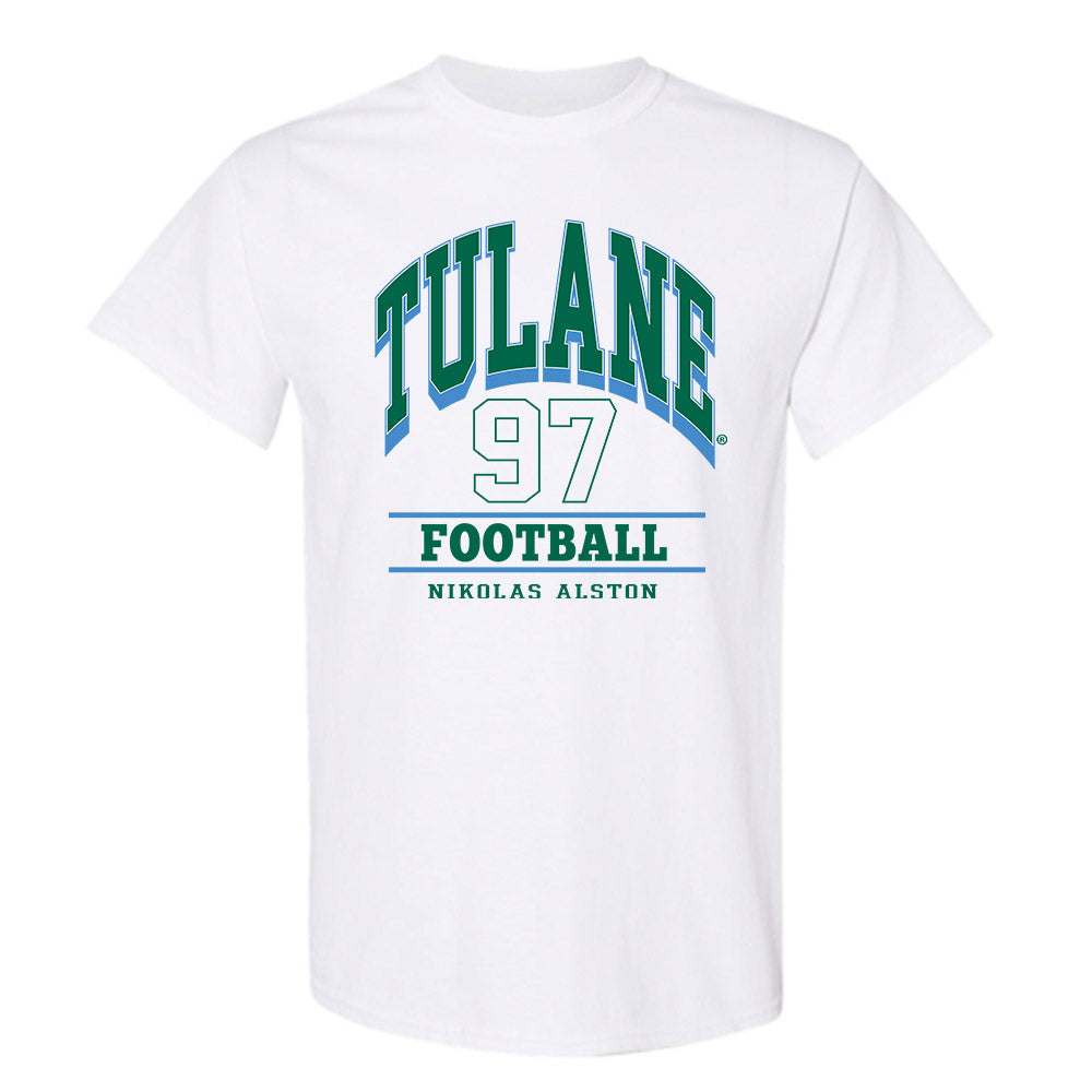 Tulane - NCAA Football : Nikolas Alston - Classic Fashion Shersey T-Shirt-0