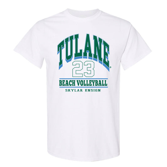 Tulane - NCAA Beach Volleyball : Skylar Ensign - Classic Fashion Shersey T-Shirt-0