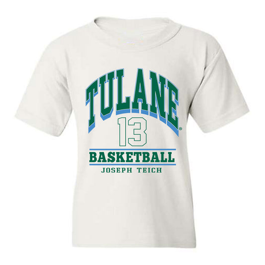 Tulane - NCAA Men's Basketball : Joseph Teich - Classic Fashion Shersey Youth T-Shirt