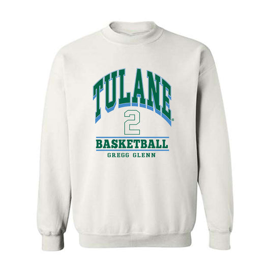Tulane - NCAA Men's Basketball : Gregg Glenn - Classic Fashion Shersey Crewneck Sweatshirt-0