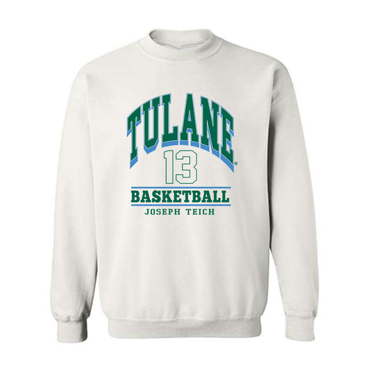 Tulane - NCAA Men's Basketball : Joseph Teich - Classic Fashion Shersey Crewneck Sweatshirt