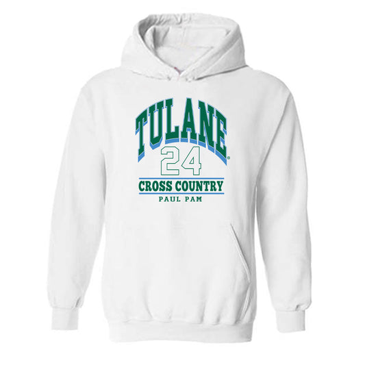 Tulane - NCAA Men's Cross Country : Paul Pam - Classic Fashion Shersey Hooded Sweatshirt