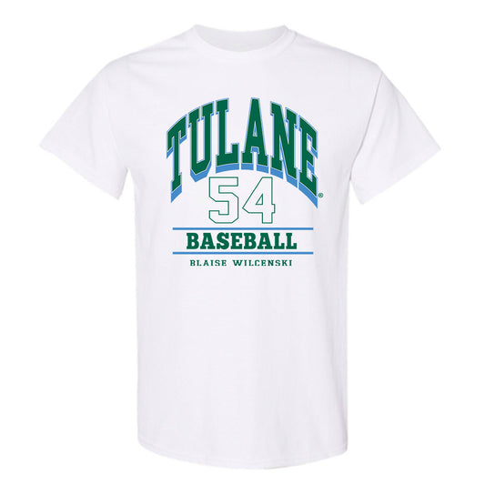 Tulane - NCAA Baseball : Blaise Wilcenski - Classic Fashion Shersey T-Shirt