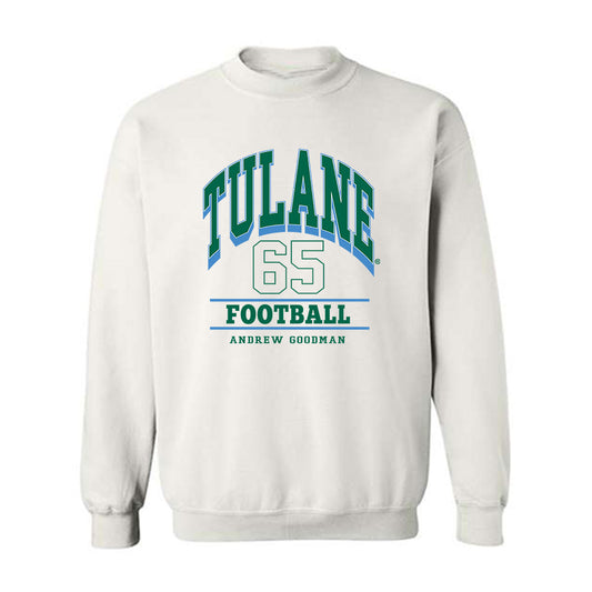 Tulane - NCAA Football : Andrew Goodman - Classic Fashion Shersey Crewneck Sweatshirt-0