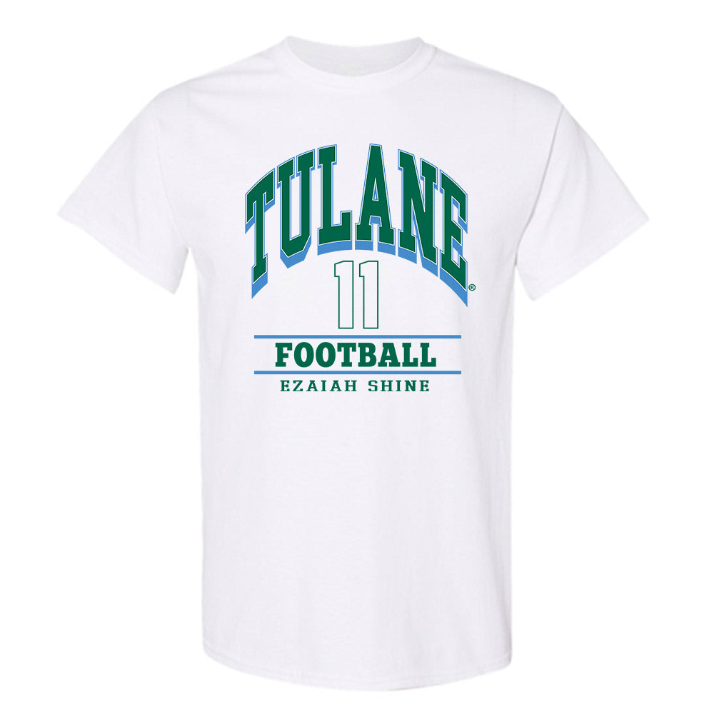 Tulane - NCAA Football : Ezaiah Shine - Classic Fashion Shersey T-Shirt-0