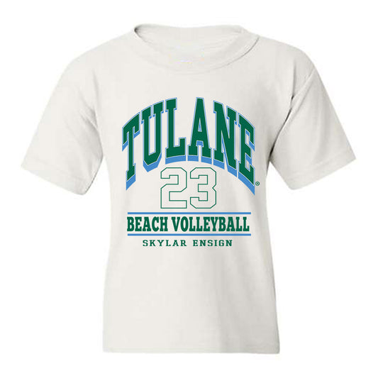 Tulane - NCAA Beach Volleyball : Skylar Ensign - Classic Fashion Shersey Youth T-Shirt-0