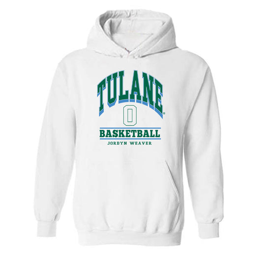 Tulane - NCAA Women's Basketball : Jordyn Weaver - Classic Fashion Shersey Hooded Sweatshirt-0