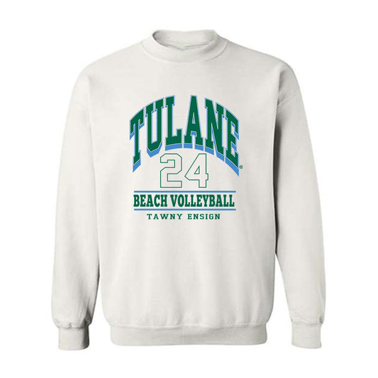 Tulane - NCAA Beach Volleyball : Tawny Ensign - Classic Fashion Shersey Crewneck Sweatshirt-0