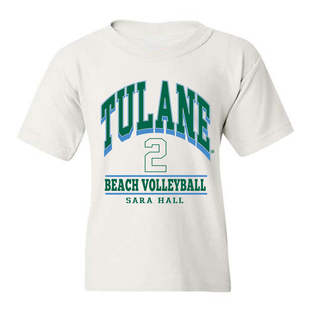 Tulane - NCAA Beach Volleyball : Sara Hall - Classic Fashion Shersey Youth T-Shirt-0
