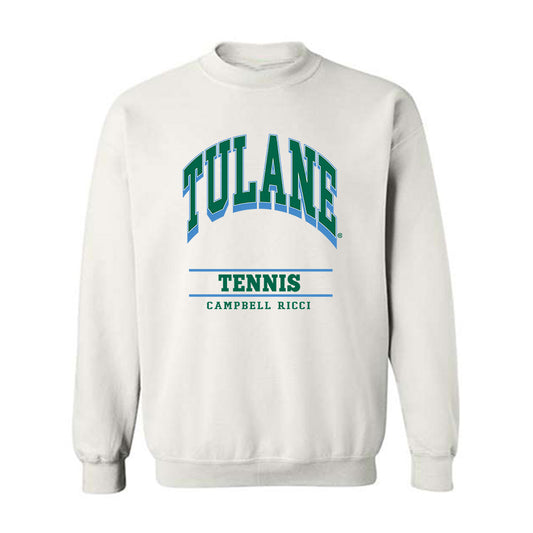 Tulane - NCAA Women's Tennis : Campbell Ricci - Classic Fashion Shersey Crewneck Sweatshirt