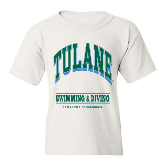 Tulane - NCAA Women's Swimming & Diving : Samantha Schoenborn - Classic Fashion Shersey Youth T-Shirt-0