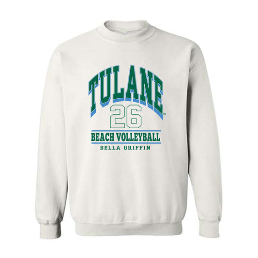 Tulane - NCAA Beach Volleyball : Bella Griffin - Classic Fashion Shersey Crewneck Sweatshirt-0