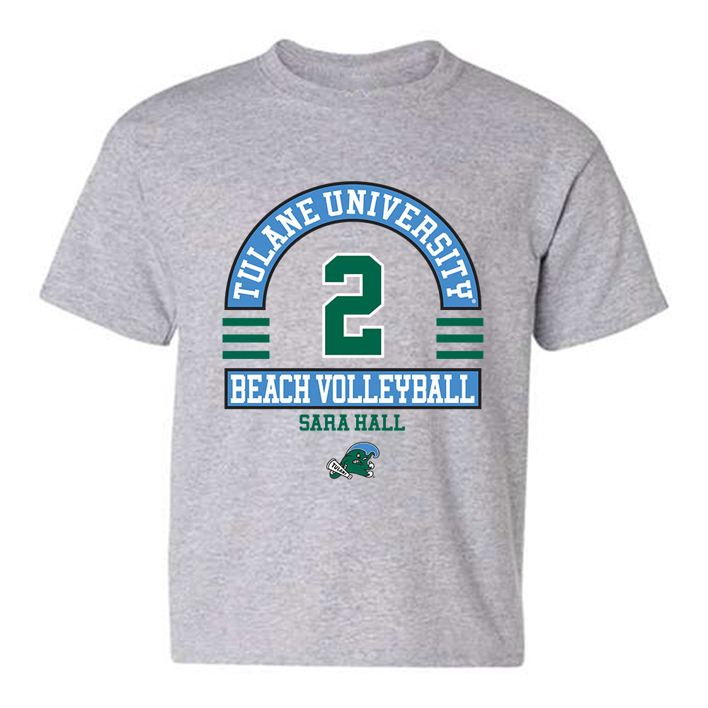 Tulane - NCAA Beach Volleyball : Sara Hall - Classic Fashion Shersey Youth T-Shirt-0