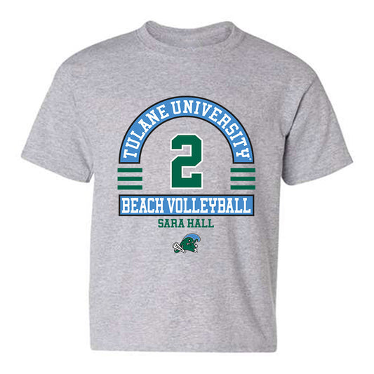 Tulane - NCAA Beach Volleyball : Sara Hall - Classic Fashion Shersey Youth T-Shirt-0
