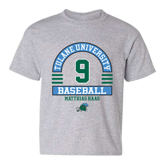 Tulane - NCAA Baseball : Matthias Haas - Classic Fashion Shersey Youth T-Shirt