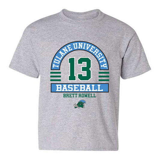 Tulane - NCAA Baseball : Brett Rowell - Classic Fashion Shersey Youth T-Shirt-0