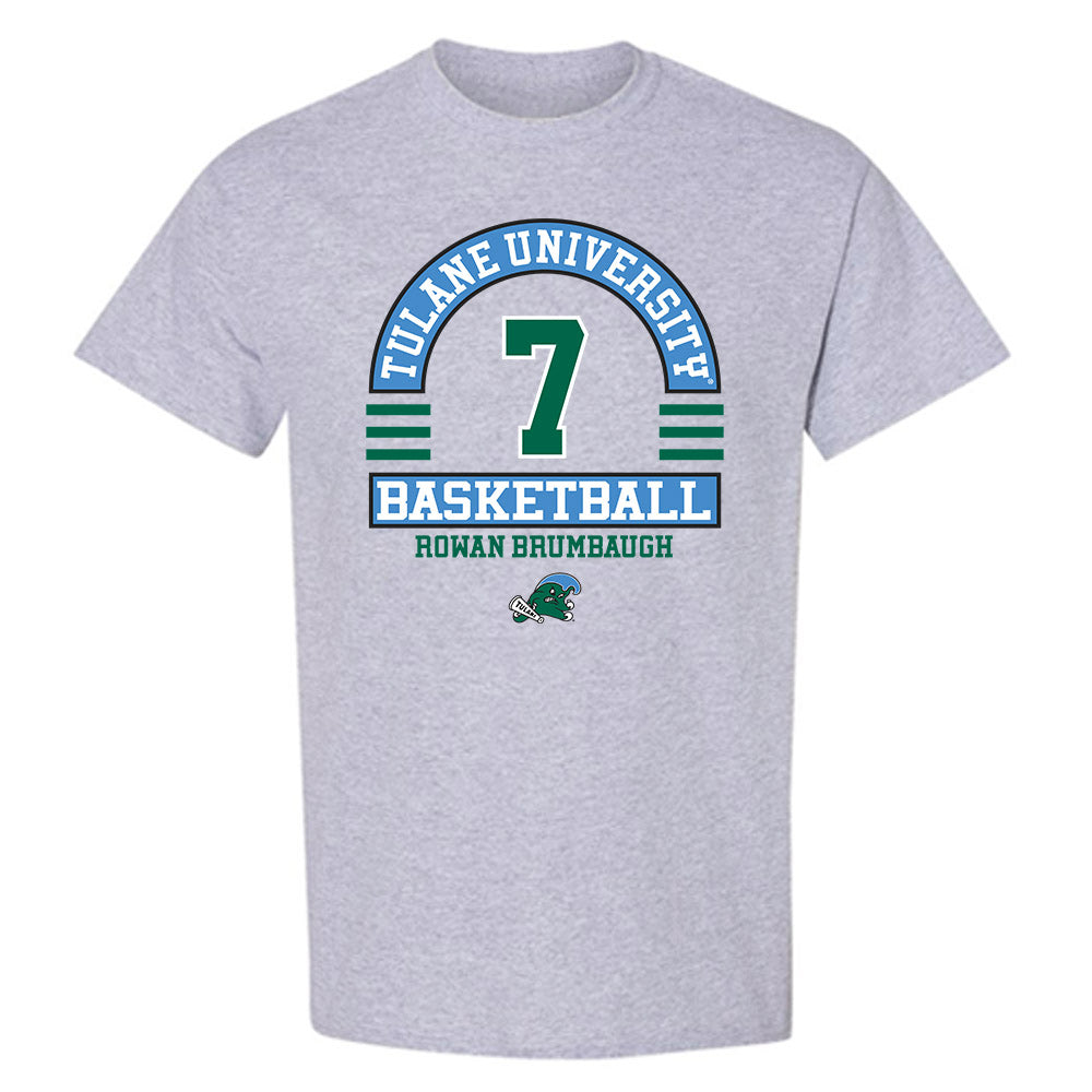 Tulane - NCAA Men's Basketball : Rowan Brumbaugh - Classic Fashion Shersey T-Shirt-0