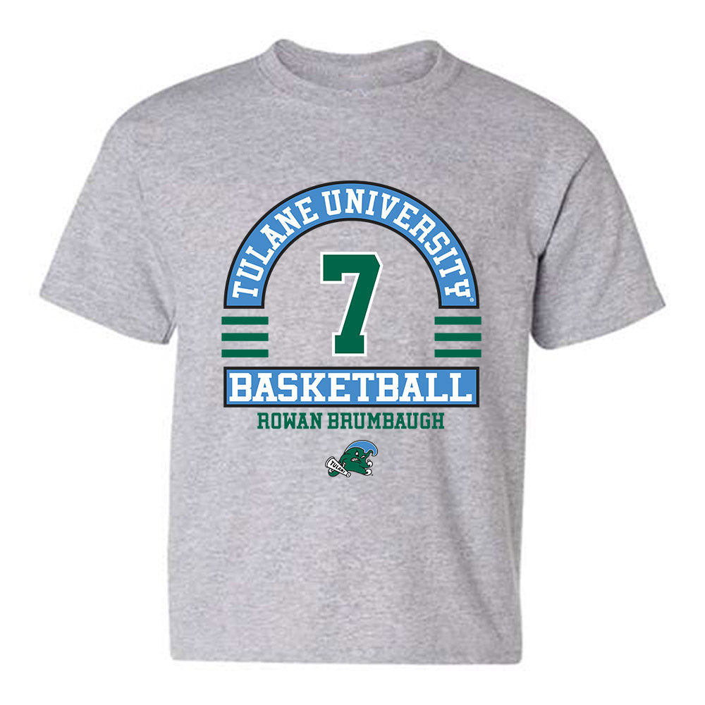 Tulane - NCAA Men's Basketball : Rowan Brumbaugh - Classic Fashion Shersey Youth T-Shirt-0
