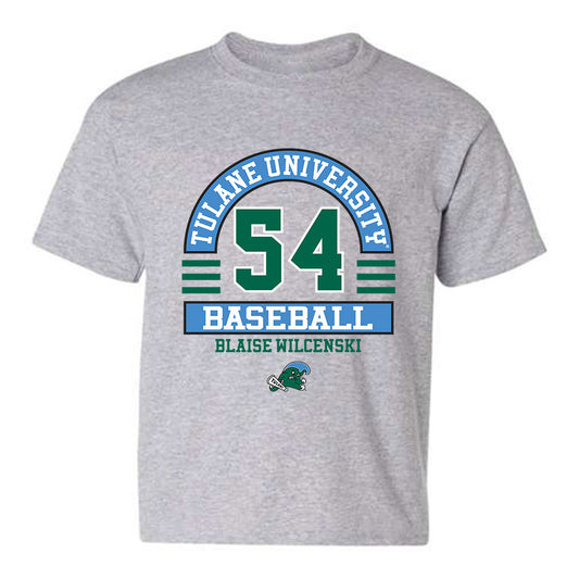 Tulane - NCAA Baseball : Blaise Wilcenski - Classic Fashion Shersey Youth T-Shirt