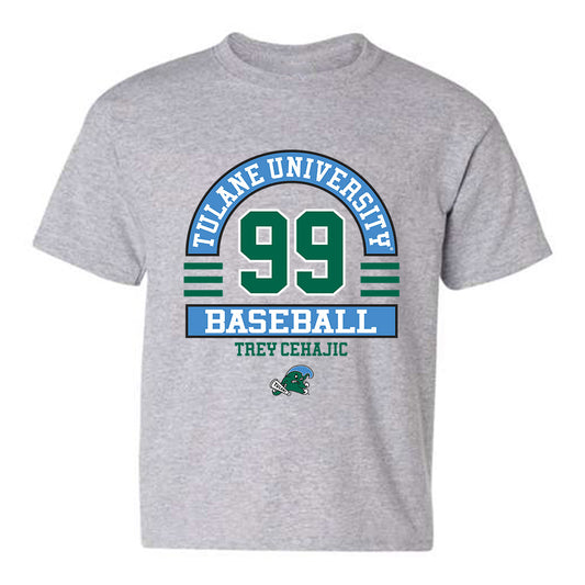 Tulane - NCAA Baseball : Trey Cehajic - Classic Fashion Shersey Youth T-Shirt