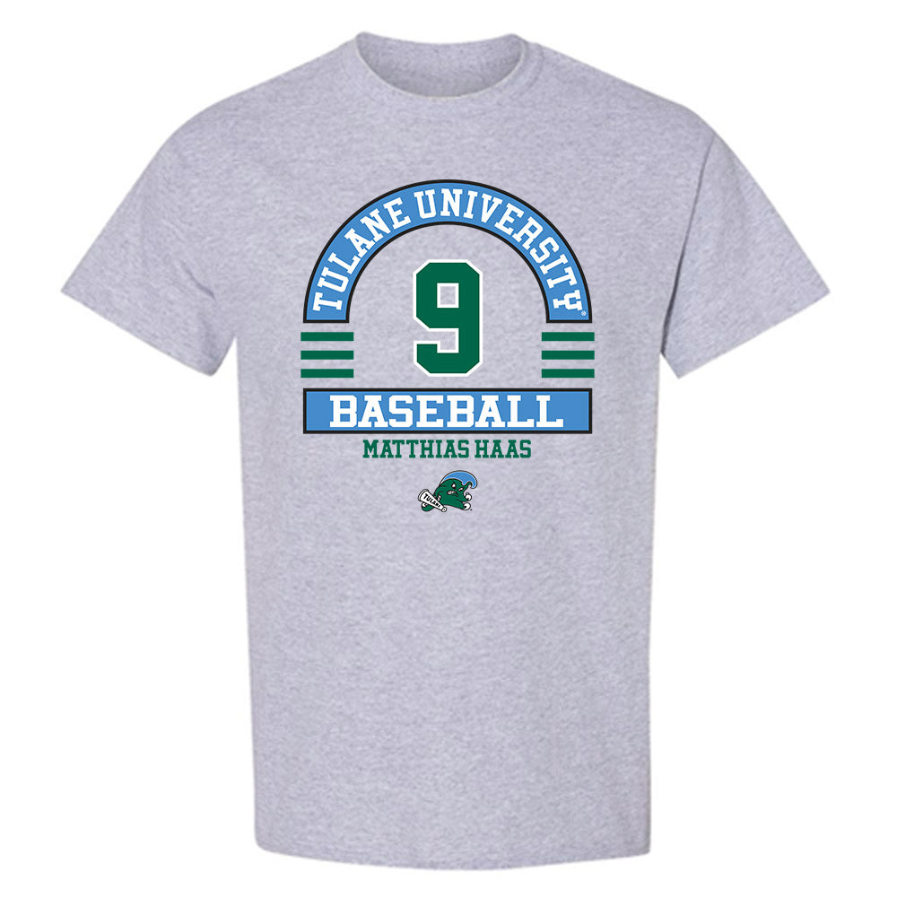 Tulane - NCAA Baseball : Matthias Haas - Classic Fashion Shersey T-Shirt