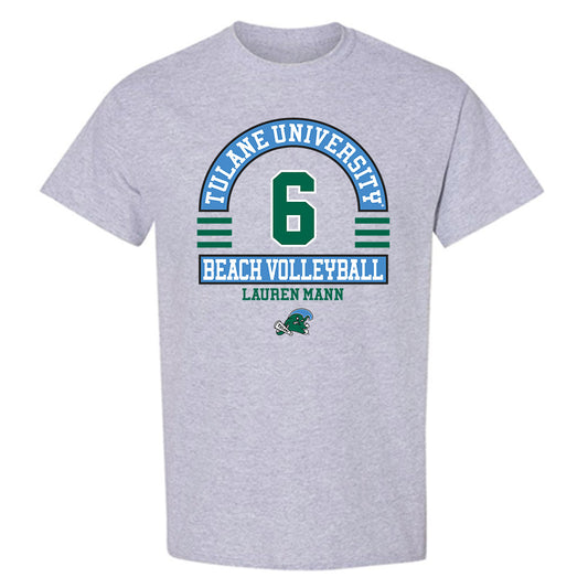 Tulane - NCAA Beach Volleyball : Lauren Mann - Classic Fashion Shersey T-Shirt-0
