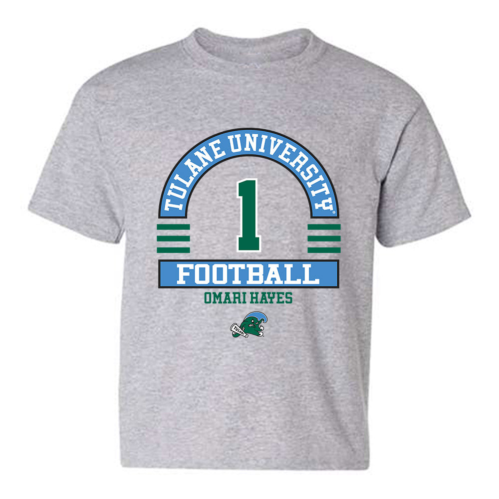 Tulane - NCAA Football : Omari Hayes - Classic Fashion Shersey Youth T-Shirt-0