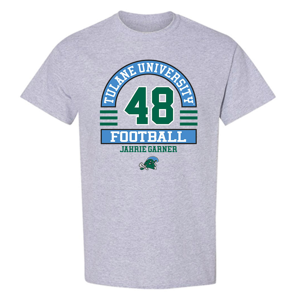 Tulane - NCAA Football : Jahrie Garner - Classic Fashion Shersey T-Shirt-0