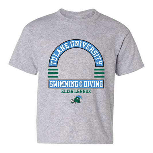 Tulane - NCAA Women's Swimming & Diving : Eliza Lennox - Classic Fashion Shersey Youth T-Shirt-0