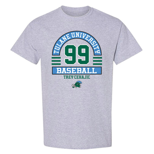 Tulane - NCAA Baseball : Trey Cehajic - Classic Fashion Shersey T-Shirt