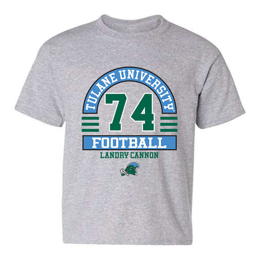 Tulane - NCAA Football : Landry Cannon - Classic Fashion Shersey Youth T-Shirt-0