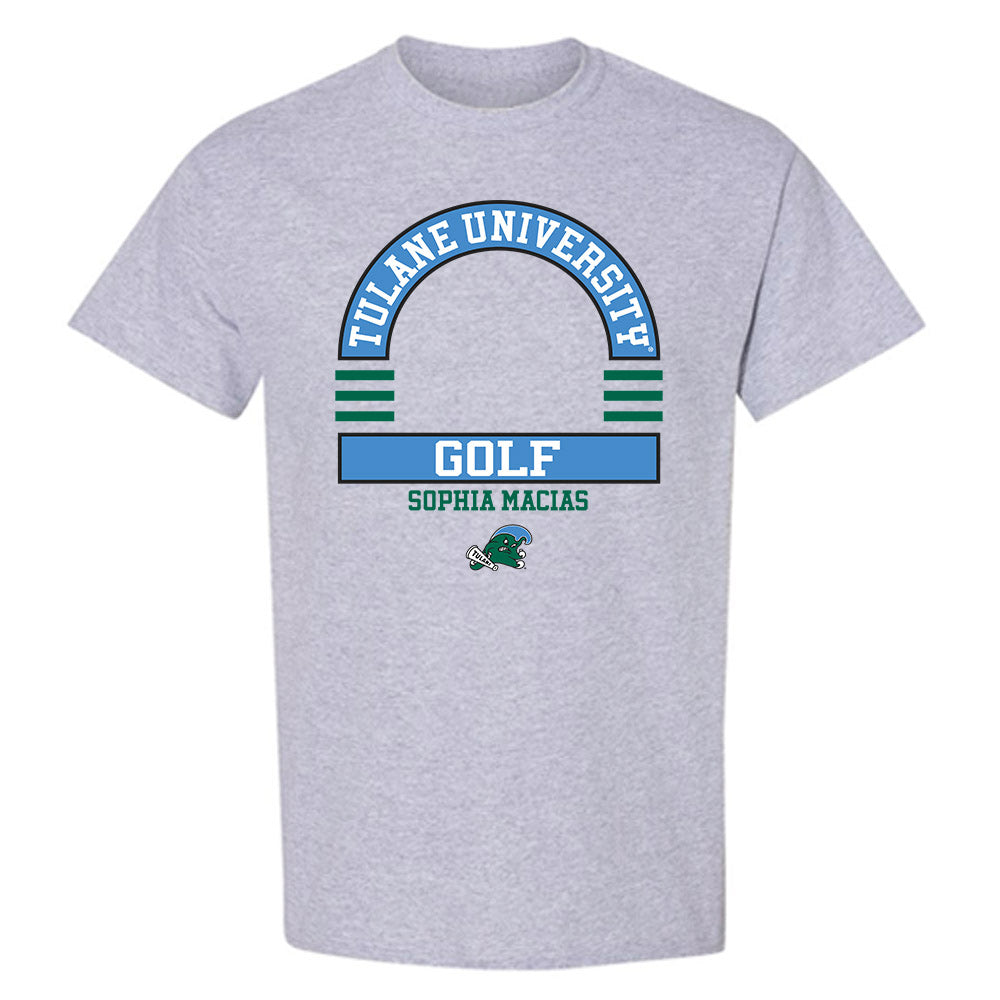Tulane - NCAA Women's Golf : Sophia Macias - Classic Fashion Shersey T-Shirt-0