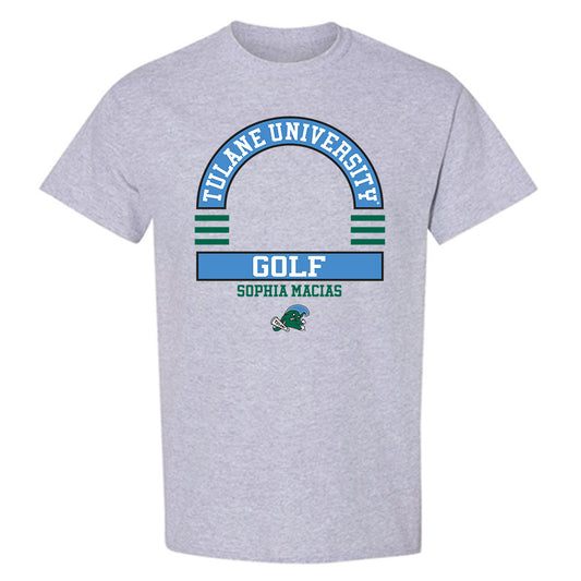 Tulane - NCAA Women's Golf : Sophia Macias - Classic Fashion Shersey T-Shirt-0